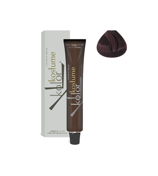 Kostume Kolor 5.20  hair color tube and packaging on a white background