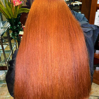 Smooth, hydrated hair after Kostume Purifier Micelar Leave-in Spray