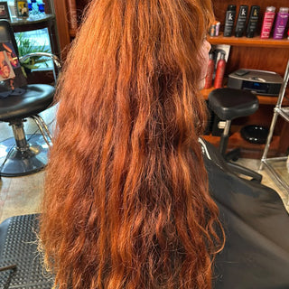 Smooth, hydrated hair after Kostume Purifier Micelar Leave-in Spray
