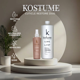 Kostume Rio de Janeiro Cuticle Restore Duo professional 2-step pH balancing and cuticle sealing system for post-color salon services